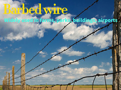 Neat And Bright Barbed Wire Designs Good Anti-theft Performance