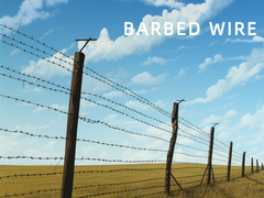 barbed wire