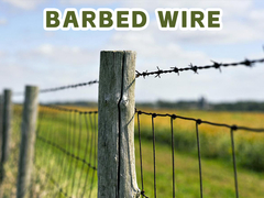 Barbed Wire 500 Meters Barbed Wire Fence For Farm